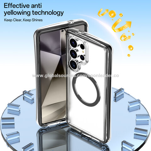 Soonleader Nouvelle Conception Coques de Téléphone Transparentes avec Airbag et Absorption des Chocs pour Samsung S25