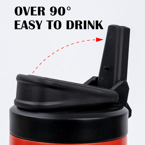 Botella de Agua Deportiva Aislada al Vacío de Doble Pared de 24oz 30oz, Botella de Acero Inoxidable Personalizada con Tapas de Asa