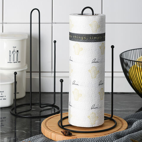 Papiertuchhalter, nordischer, vertikaler Küchenrollenhalter für Esstisch, Rollenpapierhalter