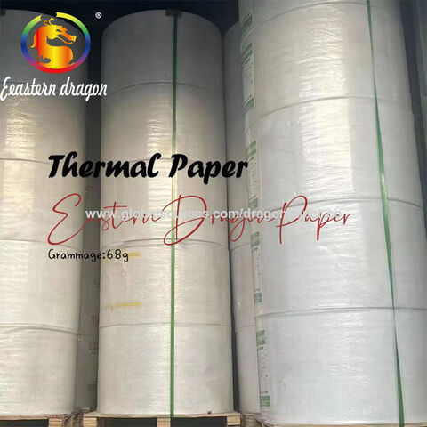 Three anti-thermal adhesive label paper supermarket clothing tag paper blank small roll mini bar code printing label