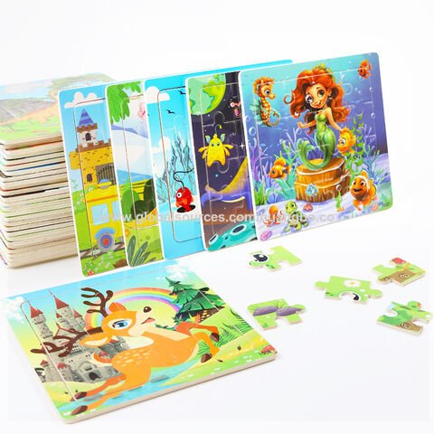 Rompecabezas de Papel de Alta Calidad para Desarrollar la Inteligencia, Rompecabezas 2D para Niños, Fabricante B2B