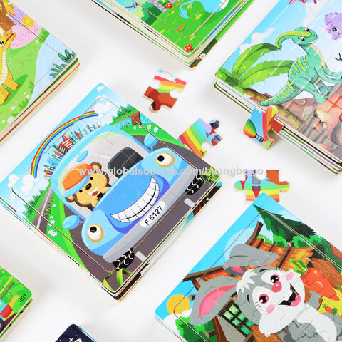 Rompecabezas de Papel de Alta Calidad para Desarrollar la Inteligencia, Rompecabezas 2D para Niños, Fabricante B2B