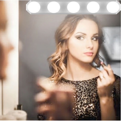 Lumières de Miroir, Kit de Lumières de Miroir Style Hollywood avec 14 Ampoules LED Dimmables