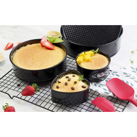 Moules à gâteau en acier au carbone antiadhésifs, lavables au lave-vaisselle, tailles multiples - Moules de cuisson de haute qualité pour l'industrie de la boulangerie