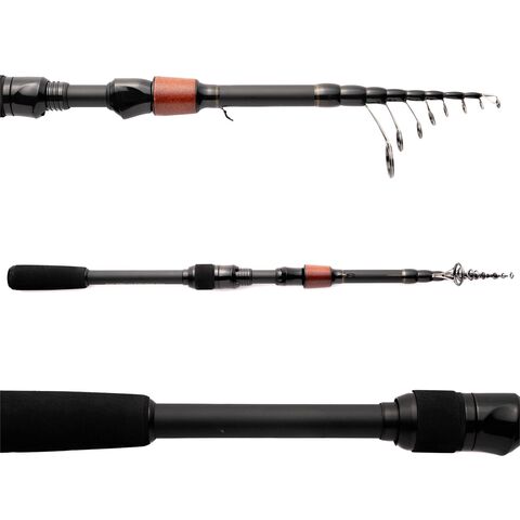 Kit Canne à Pêche Télescopique Geegear 2,1m Avec Moulinet Métal - Complet Sac Et Leurres