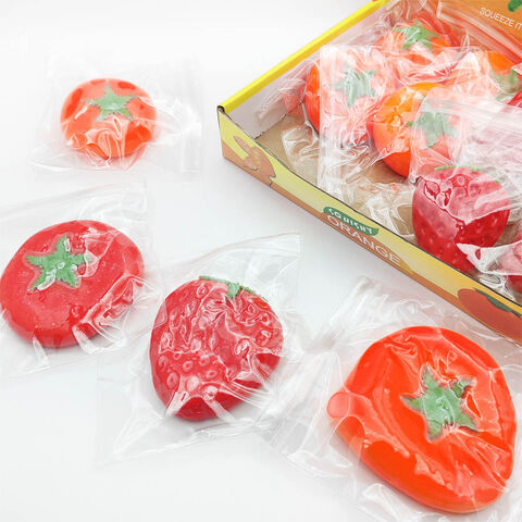 Lustige Fidget Stressabbau Gummi Niedliche sensorische Gemüse Squishy Spielzeuge Kawaii Capybara Squeeze Spielzeuge