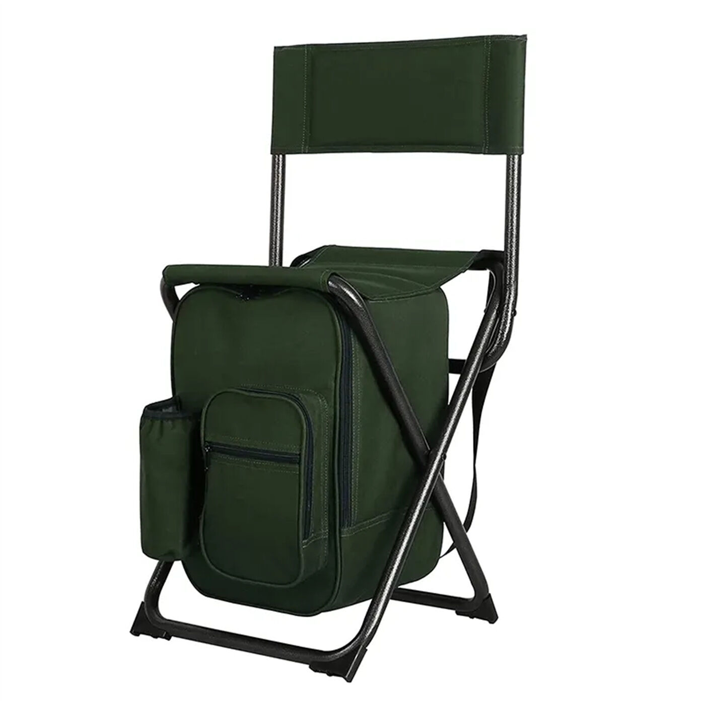 Outdoor Foldable Multi-Function Fishing Beach Chair Camping Folding Stool With Carry Bag 150kg Max Load