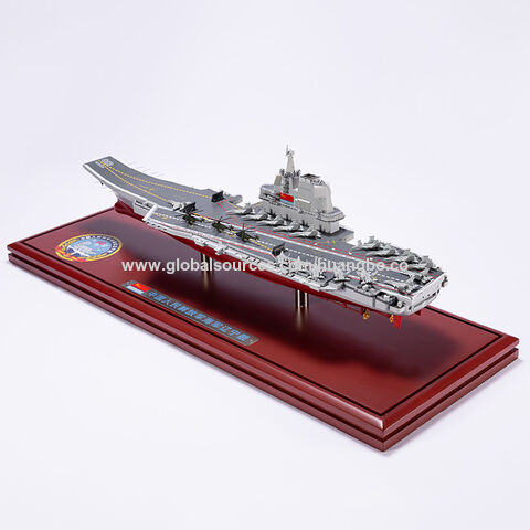 Maqueta de portaaviones militar para adultos, recuerdo, decoración de oficina