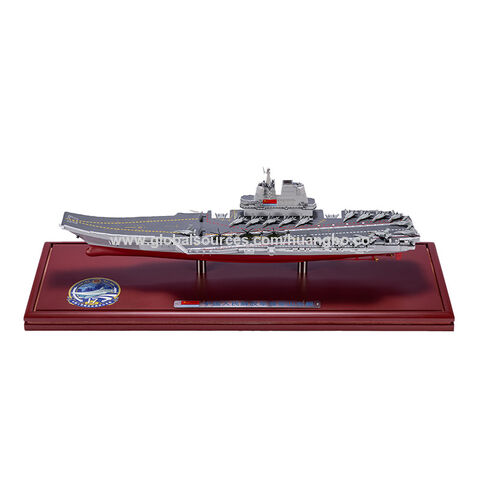 Maqueta de portaaviones militar para adultos, recuerdo, decoración de oficina