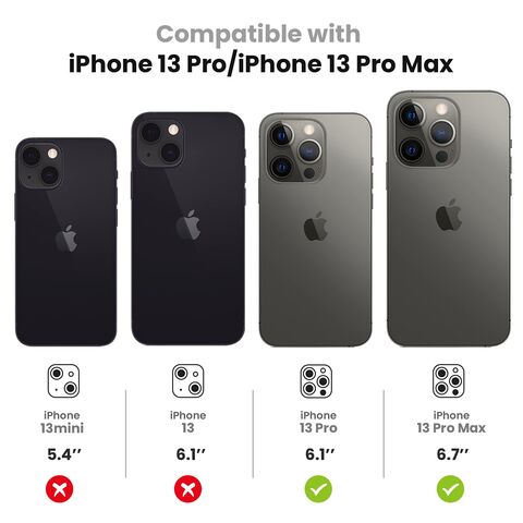 Protetor de Lente de Câmera de Vidro Temperado 9H com Anel de Metal para iPhone 13/14/15/16