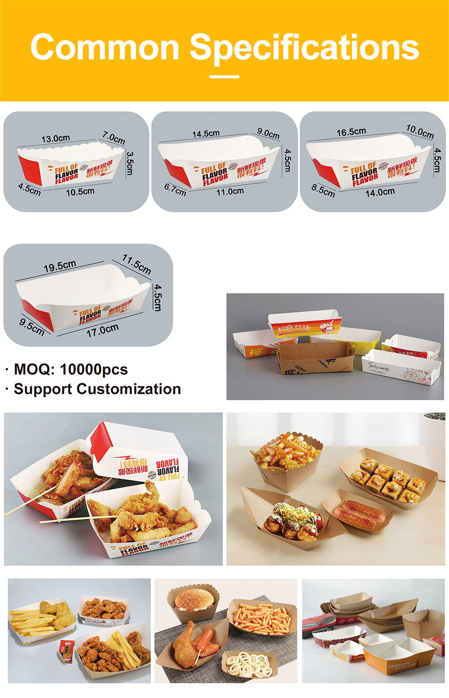 Bulk Buy China Wholesale Food Container Food Grade Custom Brown Kraft ...