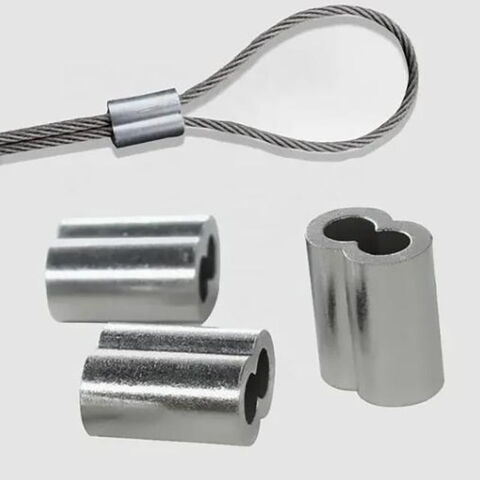 Sling Kabel Kawat Aluminium Oval Ferrule Sleeve