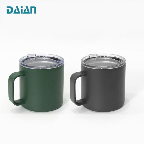 Mug Isotherme 350ml, Double Paroi, Isolation Sous Vide, Tasse à Café en Acier Inoxydable avec Couvercle pour Vente en Gros