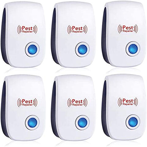 Repelentes Ultrassônicos de Pragas Eletrônicos Plug-in Sonic Repellent Controle de Pragas para Insetos