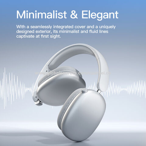 Fone de ouvido Bluetooth sem fio over-ear de alta demanda com fone de ouvido com controle de volume para computador/celular