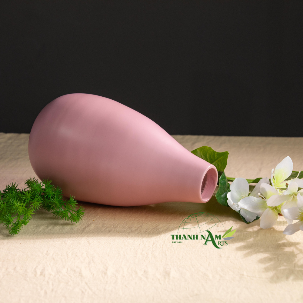 The Spun Bamboo Vase Handcrafted Vintage