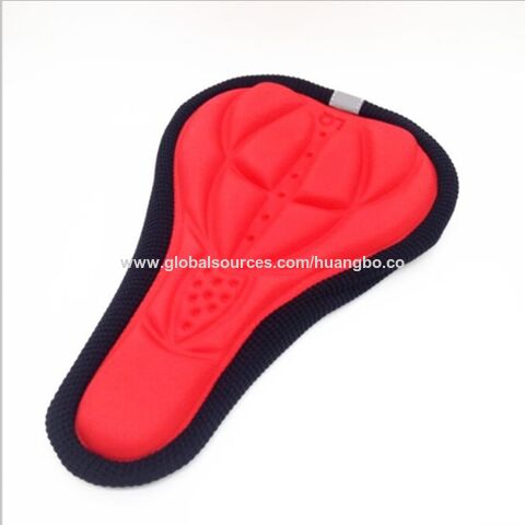 Funda de cojín para bicicleta, cubierta de asiento súper suave, silicona, acolchado grueso, cojín para asiento de bicicleta de carretera y montaña, accesorios suaves para bicicleta