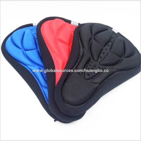 Funda de cojín para bicicleta, cubierta de asiento súper suave, silicona, acolchado grueso, cojín para asiento de bicicleta de carretera y montaña, accesorios suaves para bicicleta