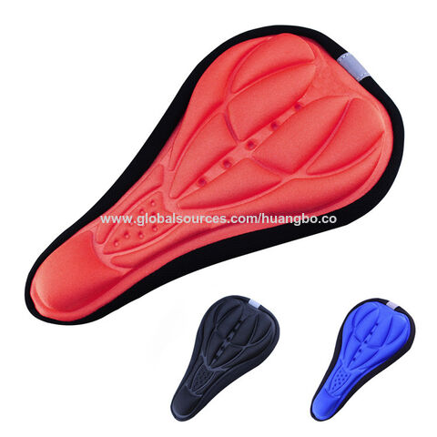 Housse de coussin de vélo, housse de siège super douce, coussinet épais en silicone, coussin de siège de vélo de route et de montagne, accessoires de vélo à siège souple
