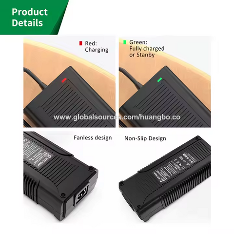 Chargeur de batterie 12V 24V 36V 48V 54.6V 60V 72V 15A 10A 5A pour vélo électrique, voiturette de golf, chariot élévateur