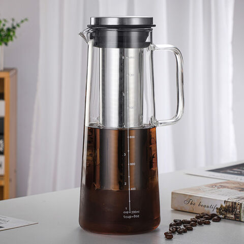 Chaleira de Vidro de Alta Qualidade para Água Quente, Chá e Café