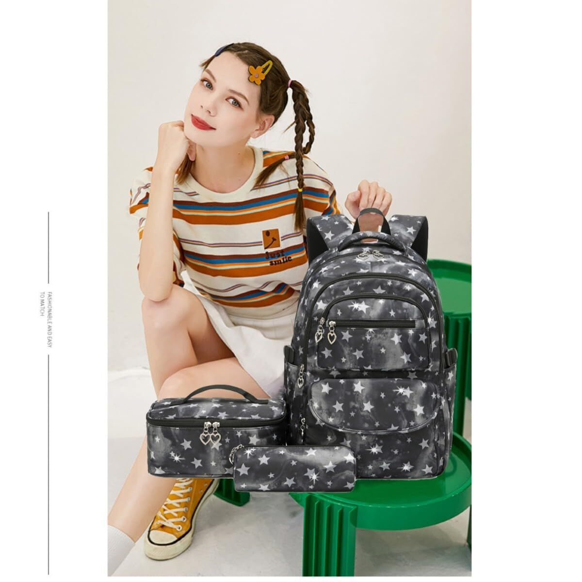 Kvcezxu Mochila Genial Para Niñas, Linda Mochila De Viaje De Moda Mochila De Escuela Universidad Estudiantes