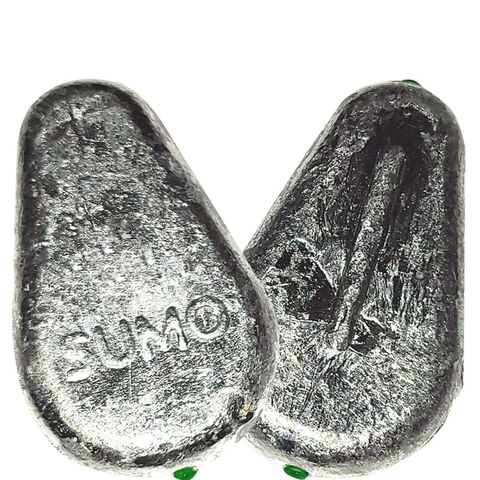 Ounce Weight Catfish Sumo Flat No-Roll Sinkers 10-Pack With