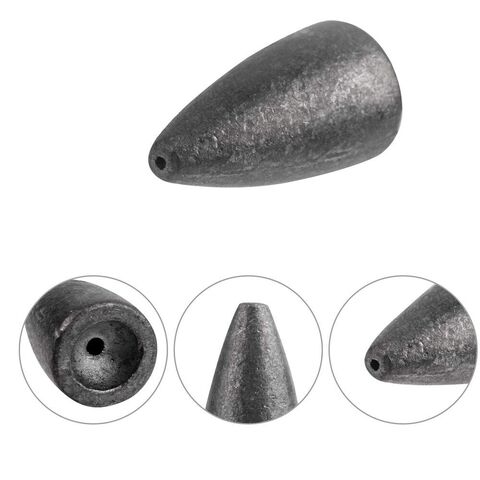 Kit de Pesas de Pesca al por Mayor, 50 Piezas, Estilo Bala de Plomo - Los Más Vendidos en Amazon