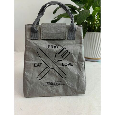 Benutzerdefinierte wasserdichte Papier-Isoliertasche, Aluminiumfolie, umweltfreundliche, leichte Lunch-Kühltasche