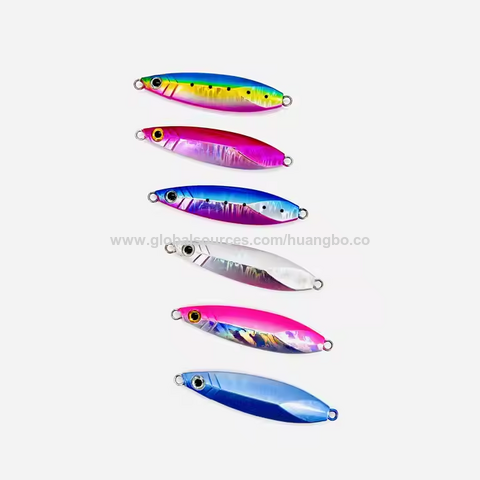 طعم صيد معدني صلب Bait Jig بوزن 60 جرامًا - مجموعة طعوم صيد Jigging سريعة