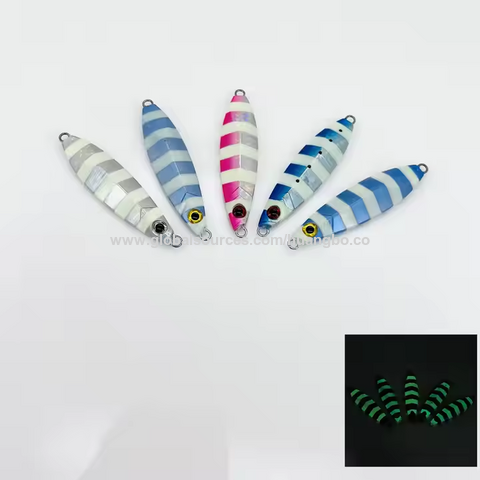 طعم صيد معدني صلب Bait Jig بوزن 60 جرامًا - مجموعة طعوم صيد Jigging سريعة