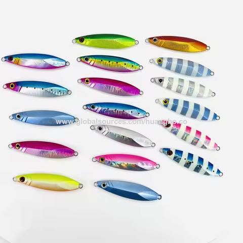 طعم صيد معدني صلب Bait Jig بوزن 60 جرامًا - مجموعة طعوم صيد Jigging سريعة