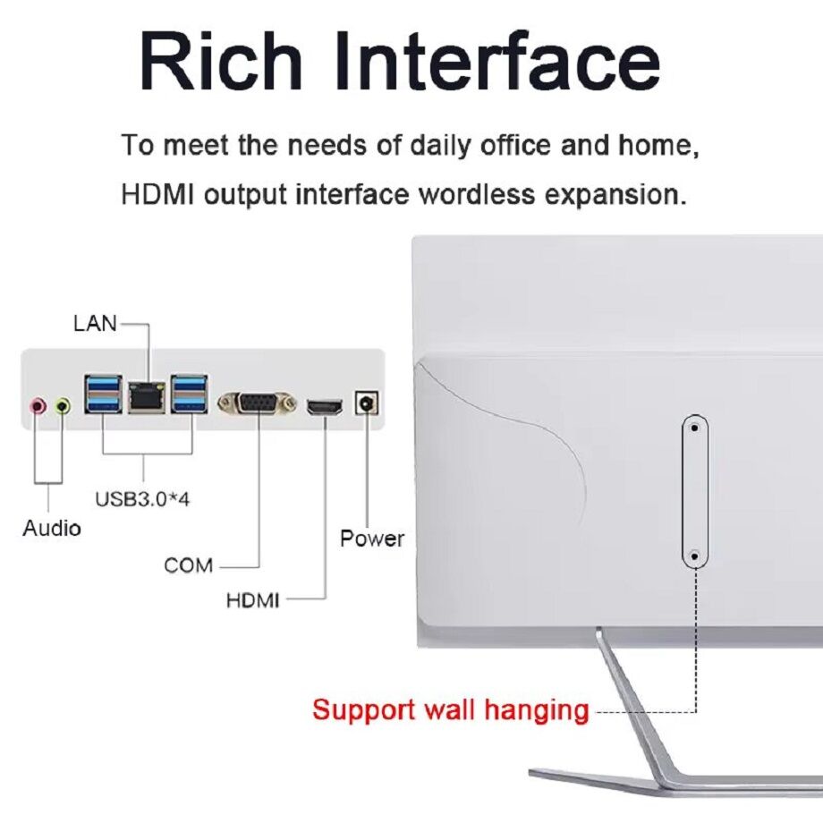 Factory Price I7 I9 Price Core Touch Screen Desktop Monoblock Pc All-in ...