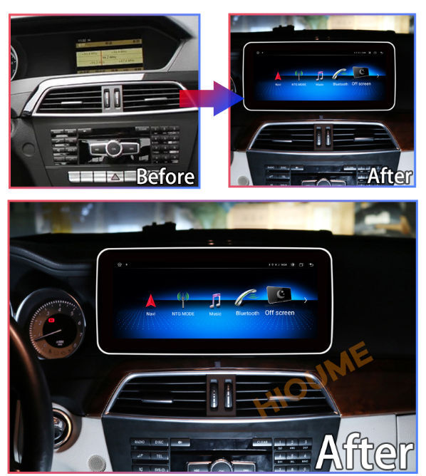 10.25" Android 10 Car Radio Multimedia DVD Player for Mercedes-Benz C-Class W204 2011-2014 RHD supplier