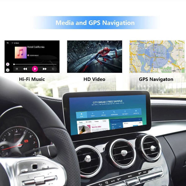 New Car Android System Multimedia Player Box Plug and Play Android 9.0 4G RAM 32G ROM GPS WIFI supplier