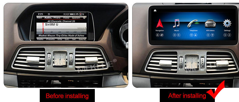 10.25" Android 10 Car Radio Multimedia dvd Player for Mercedes-Benz E Coupe C207 E207 2009-2016 supplier