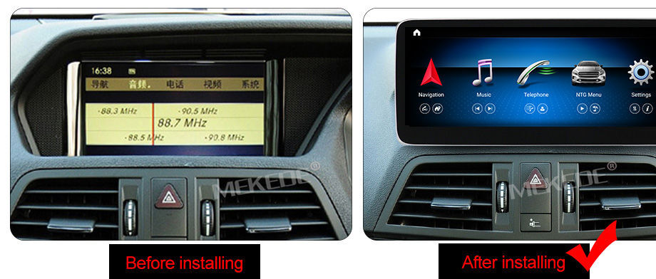 10.25" Android 10 Car Radio Multimedia dvd Player for Mercedes-Benz E Coupe C207 E207 2009-2016 supplier