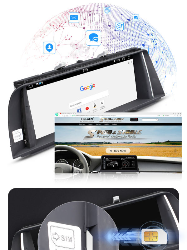 8-core Android 10.0 Car Multimedia DVD Player GPS Radio for BWM 7 Series F01 F02 2009-2015 supplier