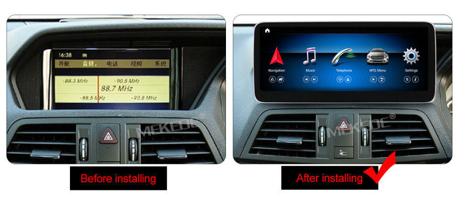 10.25" Android 10 8Core Car Radio Multimedia dvd Player for Mercedes-Benz E Class W212 2009-2015 supplier