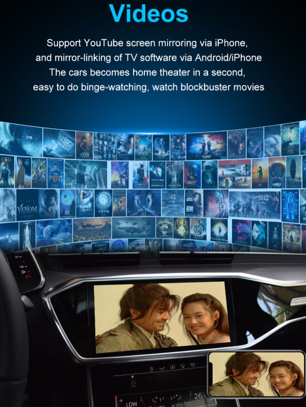 AI Box Android for Benz for Porsche for Audi for Peugeot for SKODA for Cadillac for Buick for Volvo supplier