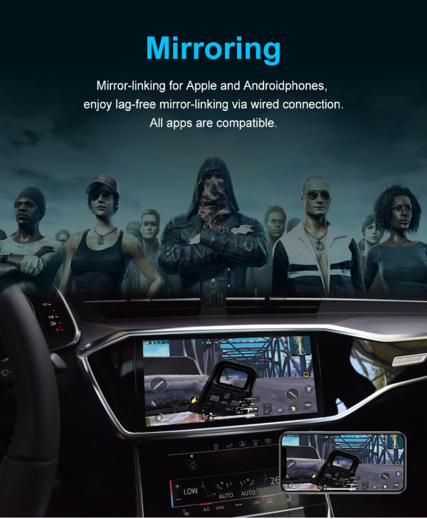 AI Box Android for Benz for Porsche for Audi for Peugeot for SKODA for Cadillac for Buick for Volvo supplier