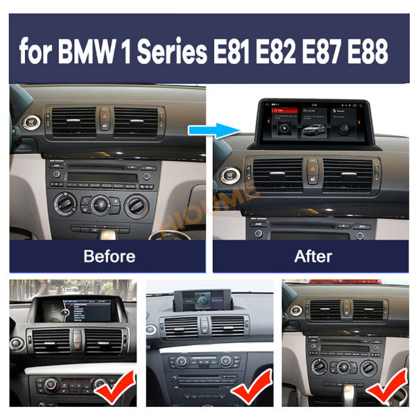 10.25" 8Core Android 10 Car Multimedia Player Radio for BMW 1 Series 120i E81 E82 E87 E88 2005-2012 supplier