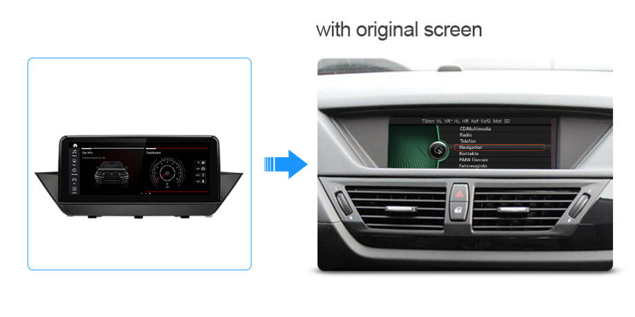 10.25" Qualcomm CPU Android 10 Car Multimedia Player GPS Navigation for BMW X1 E84 2009-2015 Radio supplier
