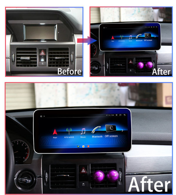 10.25" Android 10 8Core Car Multimedia dvd Player for Mercedes-Benz GLK Class X204 2008-2015 supplier