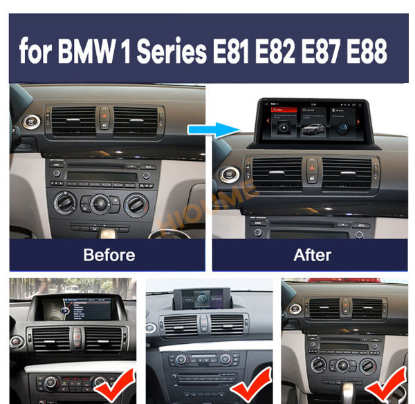 10.25" Qualcomm Android 10 Car Multimedia Player Radio for BMW 1 Series 120i E81 E82 E87 E88 supplier