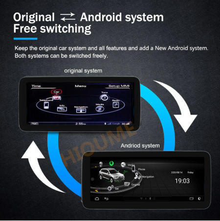 10.25" Android 10 8Core 8+64G Car Multimedia Player for Audi A4 A4L A5 B8 2009-2017 supplier
