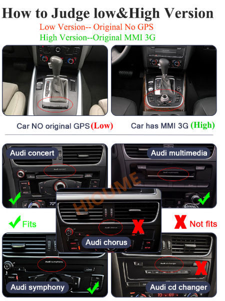 10.25" Android 10 8Core 8+64G Car Multimedia Player for Audi A4 A4L A5 B8 2009-2017 supplier