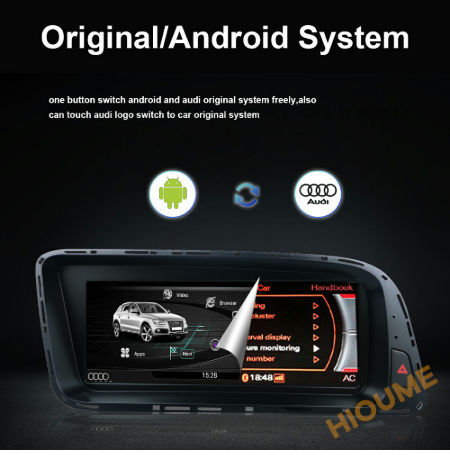 8.8inch 8core 4+64G Android 9.0 Car DVD Radio Multimedia Player GPS Navigation for Audi Q5 2009-2017 supplier