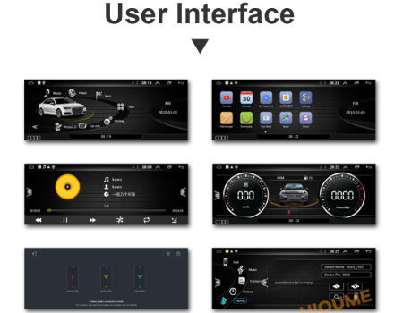 8.8inch 8core 4+64G Android 9.0 Car DVD Radio Multimedia Player GPS Navigation for Audi Q5 2009-2017 supplier