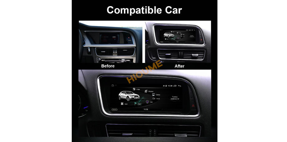 8.8inch 8core 4+64G Android 9.0 Car DVD Radio Multimedia Player GPS Navigation for Audi Q5 2009-2017 supplier